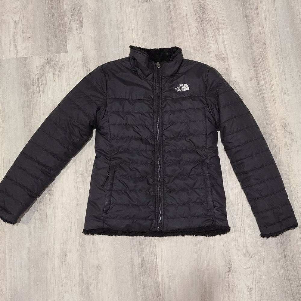 The North Face Girls Reversible Jacket Black